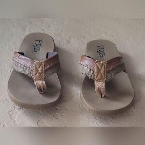 Size 8 (kids) Flojos Ryan Brown Unisex Sandals